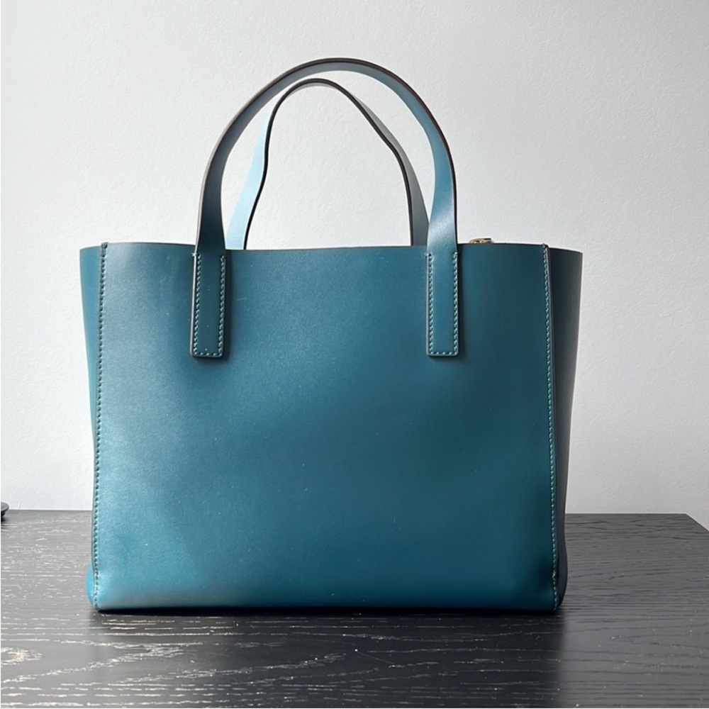 KATE SPADE Putnam Drive Nelle Convertible Work Commuter Tote Teal MSRP: $348 - Picture 4 of 16